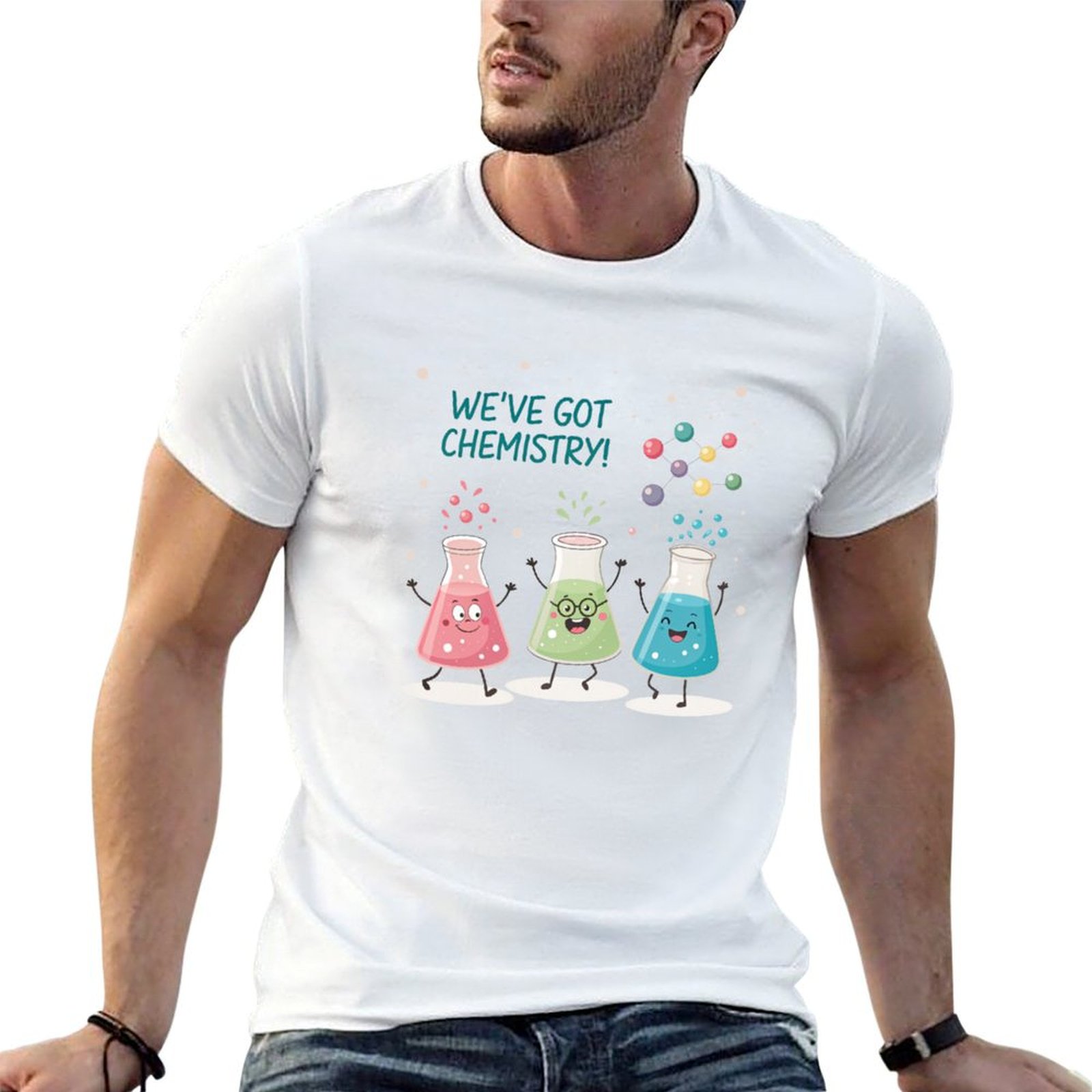 Science Buddy - Camiseta Science Beaker Buddies, camiseta ligera
