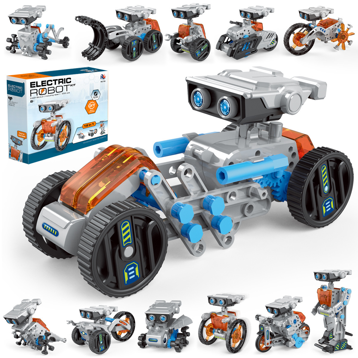 Science Toys - Experimento científico 12 en 1, Robot