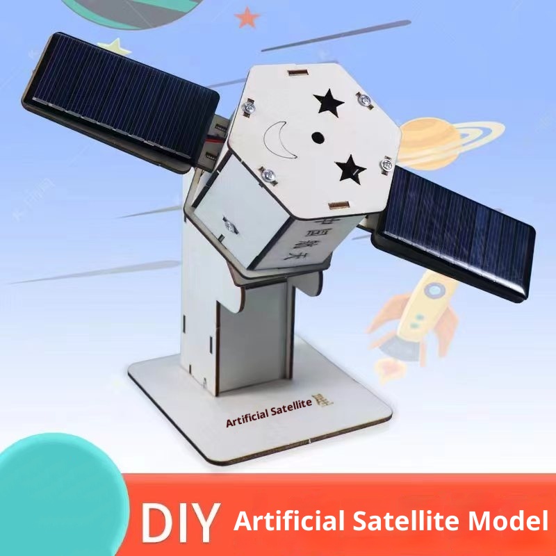 Science Project - DIY satélite Solar montaje Artificial chico