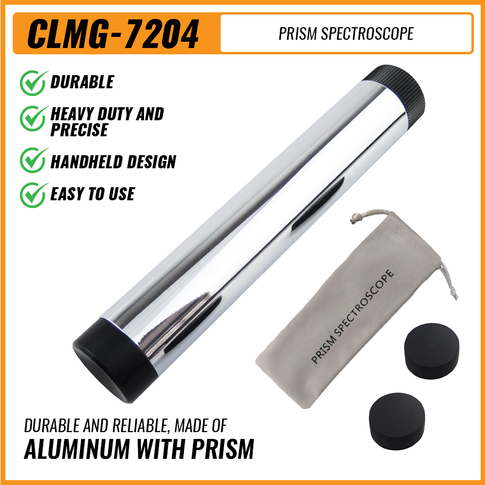 Spectroscope Handheld - Espectroscopio de prisma grande de mano,