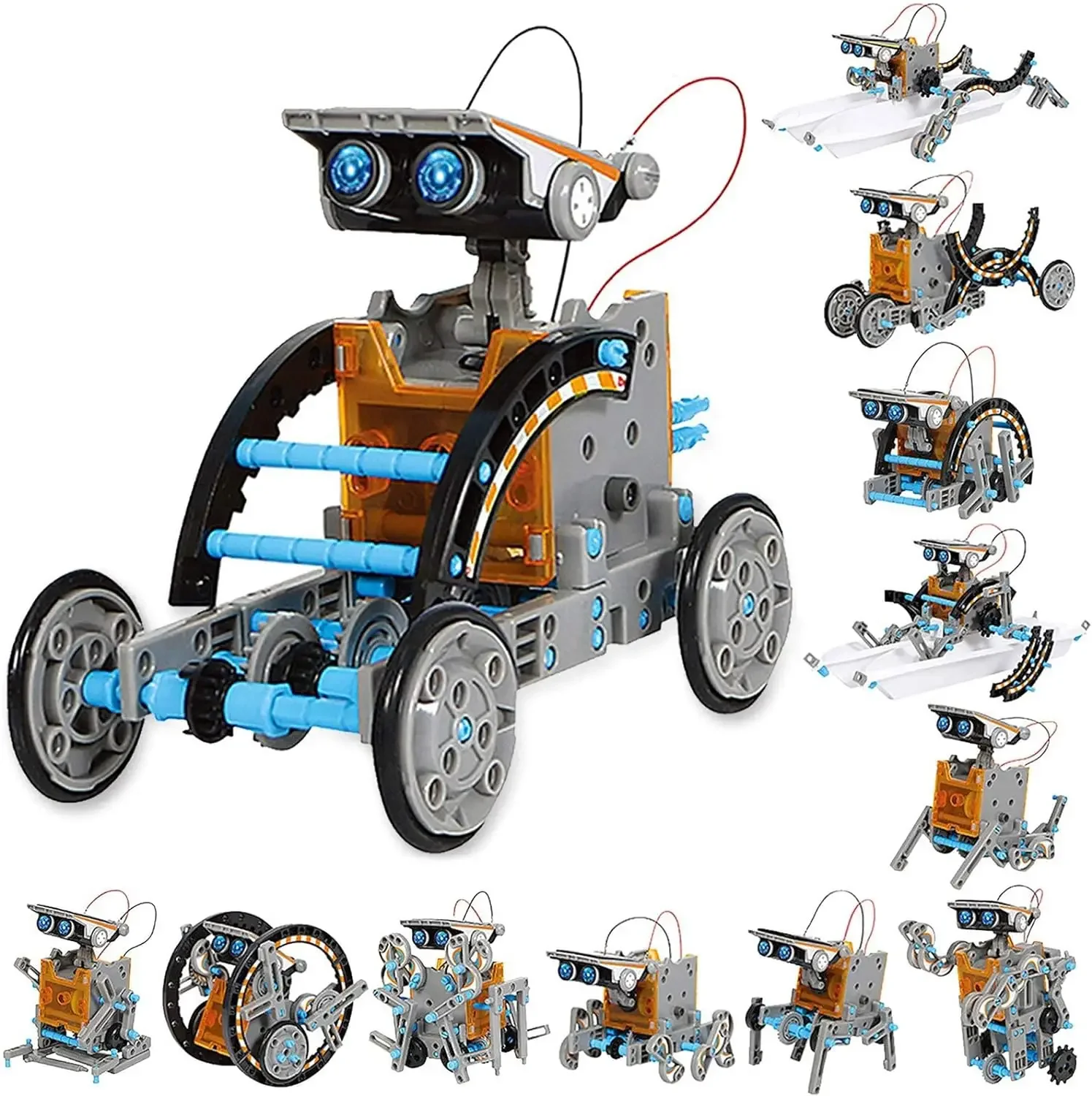 Science Project Robot - Robot Solar educativo 13 en 1,