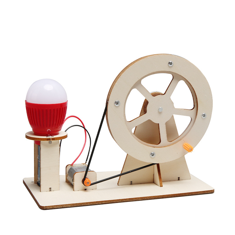Science Project - Mini generador de manivela manual con
