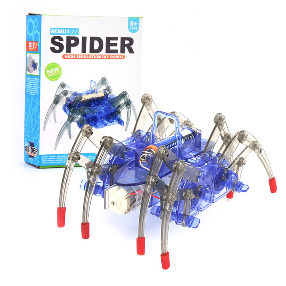 Science Project Robot - Kit de robot araña biónico eléctrico,