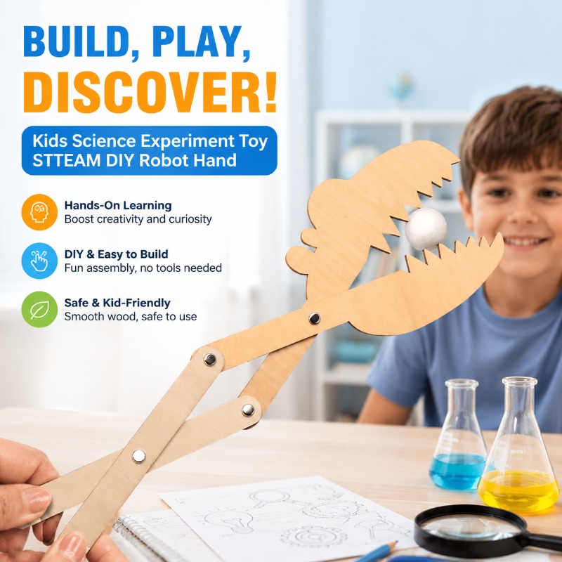 Science Project Robot - Kit de Mano Robótica STEM para