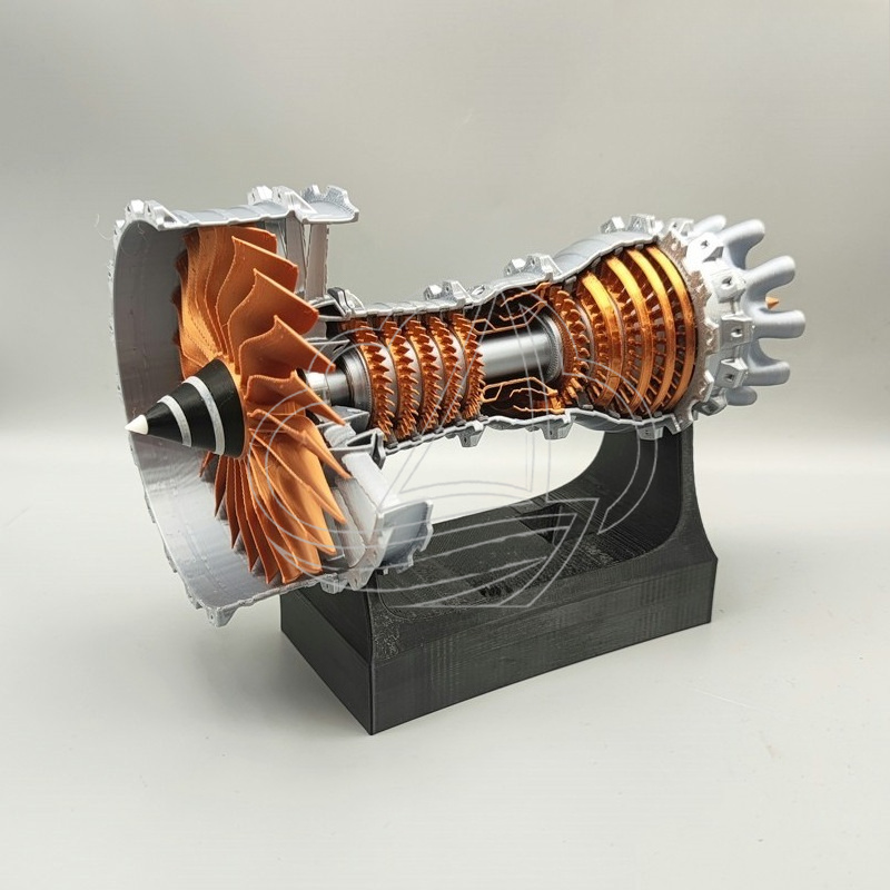 Science Hobby Kit - Modelo de Motor Turbofan Miniatura, Motor
