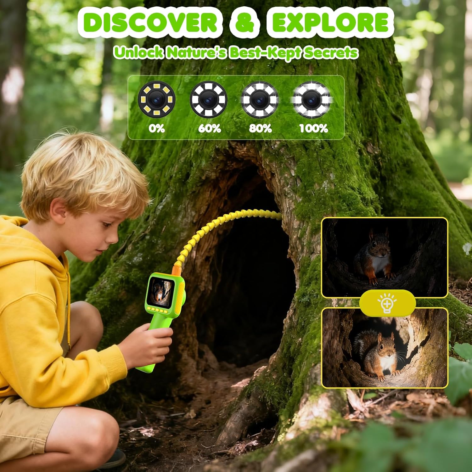 Science Toys - Endoscopio para Niños, Cámara de Inspección