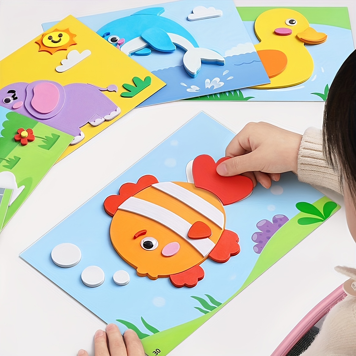 Science Project - Pegatinas 3D para Niños, Desechables, Calcomanías