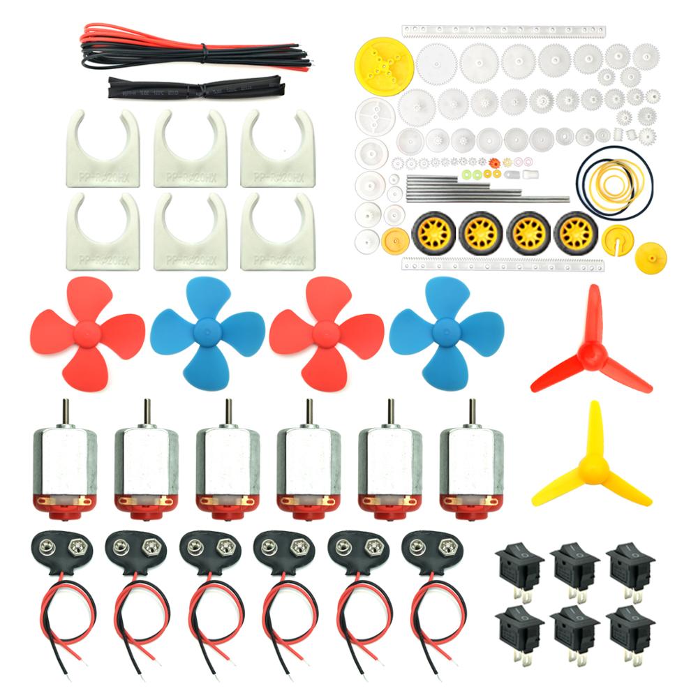 Juego de 6 motores, mini motor - Science Hobby Kit reseña y precio