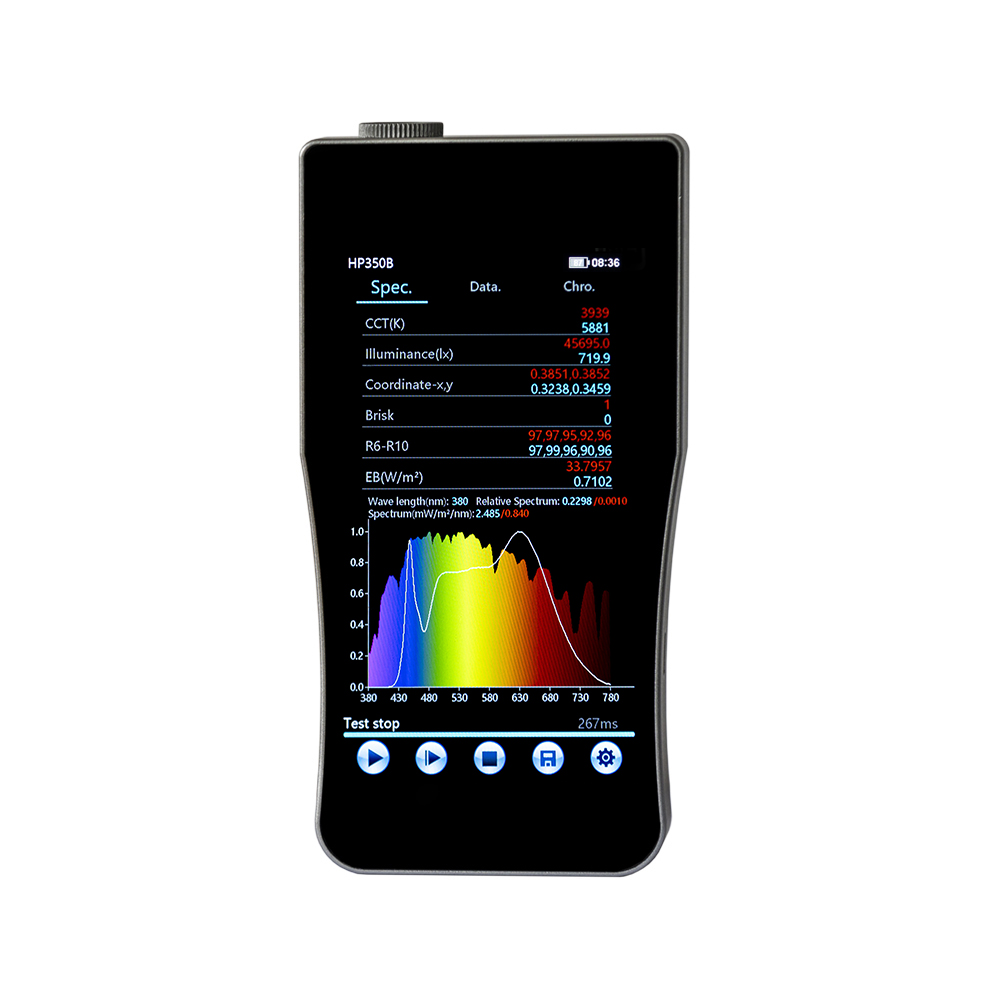 Instrumento óptico de prueba d - Spectroscope Handheld reseña y precio