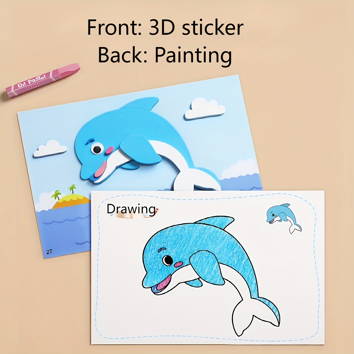 Pegatinas 3D para Niños, Desec - Science Project reseña y precio